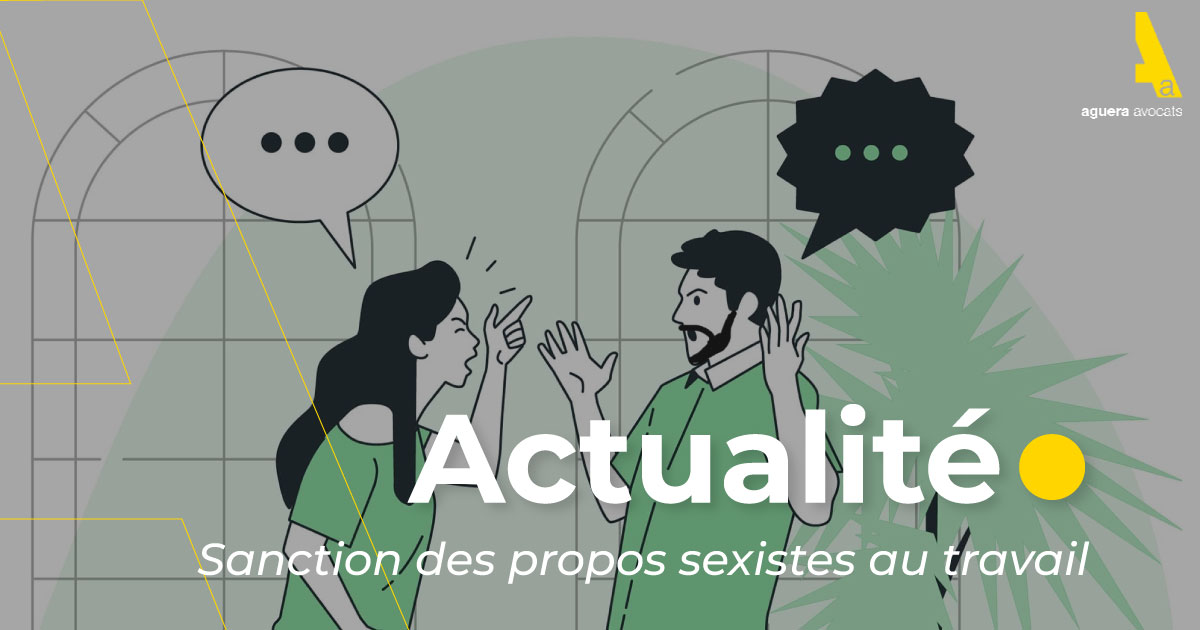 Sanction des propos sexistes au travail